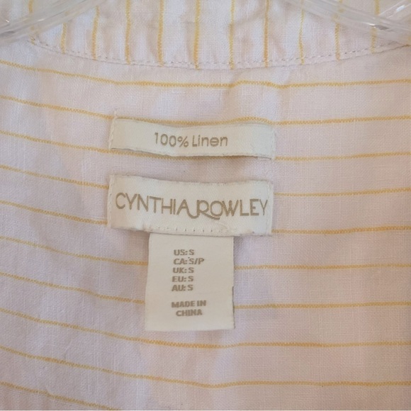 Cynthia Rowley Linen Tank Top - Picture 2 of 8